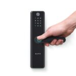 Fechadura Digital Elsys com Câmera integrada, Senha, Biometria e Chave ESF-DE5100I Preta Embutir - Image 3