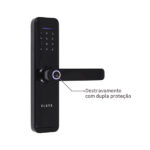 Fechadura Eletrônica Digital Elsys com Biometria, Chave e Senha e Wi-Fi ESF-DE4000B Embutir para Porta de Giro - Image 2