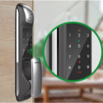 Fechadura Eletrônica Digital Intelbras com Biometria, Cartão, Chave e Senha FR 630 Embutir para Porta de Giro - Image 2