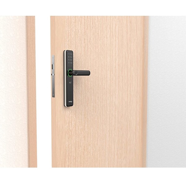 Fechadura Smart Embutir C/ Maçaneta Intelbras Ifr7000+ Preto - Image 5