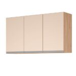 Balcão Para Pia De 2,00 Mt Maceió E Aéreo Modulado 5 Portas Amendoa Off White Puxador Aluminio - Image 13