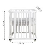 Berço Evolutivo Em Madeira Maciça Sleep Branco - Image 2