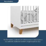 Berço Simples 80,5x66x132,4 Cm Magia Branco - Image 3