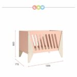 Berço Vira Cama Hope Rosa - Image 5