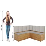 Canto Alemão Com Baú Liebe Veludo Viero - Image 2