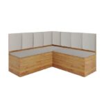 Canto Alemão Com Baú Liebe Veludo Viero