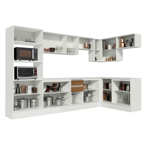 Cozinha Completa 100% Mdf Madesa Smart Modulada De Canto - Image 8