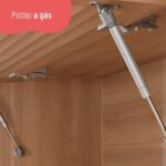 Cozinha Completa 9 Portas 3 Gavetas Torre Quente E Balcão Para Pia Macadâmia Freijó/branco - Image 6