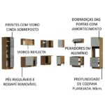 Cozinha Completa De Canto Madesa Lux 526001 Com Armário E Balcão - Rustic/cinza - Image 8