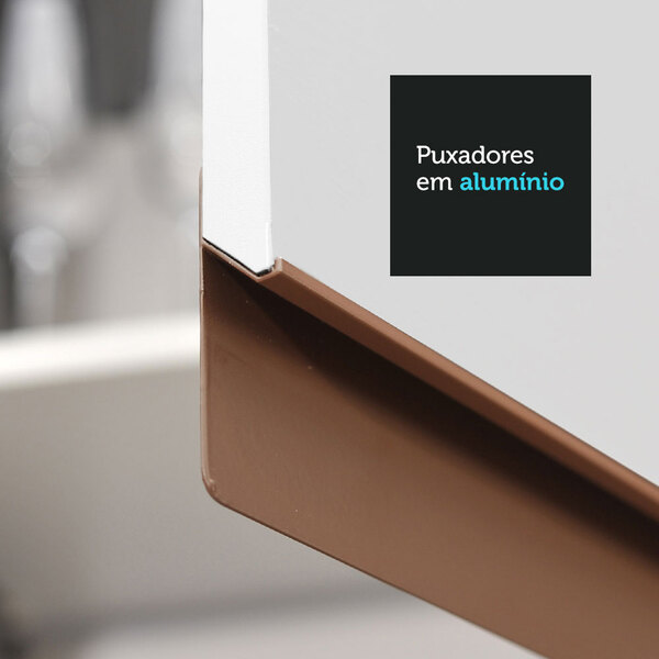 Cozinha Completa Madesa Reims 310002 Com Armário E Balcão - Branco - Image 5