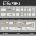 Cozinha Completa Madesa Reims 310002 Com Armário E Balcão - Branco - Image 2