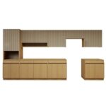 Cozinha Completa Modulada 10 Peças 17 Portas 5 Gavetas Com Rodapé 100% Mdf Simone Mendes Marrom 0 (0)