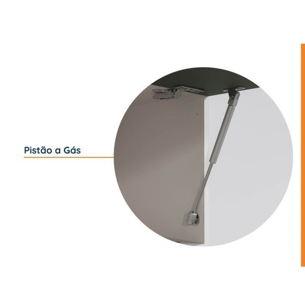 Cozinha Modulada 5 Peças 1 Tampo 2 Aéreos 2 Balcões 1 Torre Quente Ipanema Cabecasa Madeiraoriginals Verde 0 (0) - Image 4