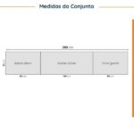 Cozinha Modulada 5 Peças 1 Tampo 2 Aéreos 2 Balcões 1 Torre Quente Ipanema Cabecasa Madeiraoriginals Verde 0 (0) - Image 10