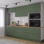 Cozinha Modulada 5 Peças 1 Tampo 2 Aéreos 2 Balcões 1 Torre Quente Ipanema Cabecasa Madeiraoriginals Verde 0 (0)