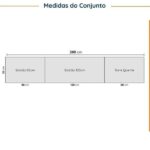 Cozinha Modulada 5 Peças Com Tampo Com Rodapé Ipanema Cabecasa Madeiraoriginals Grafite Trama/ Acácia - Image 10