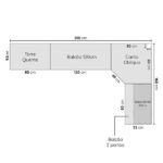 Cozinha Modulada 7 Peças Sem Tampo Com Rodapé Ipanema Cabecasa Madeiraoriginals Grafite Trama/acácia 0 (0) - Image 10