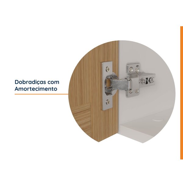 Cozinha Modulada 8 Peças Com Tampo 4 Aéreos E 4 Balcões Arizona Cabecasa Madeiraoriginals Figueira - Image 7