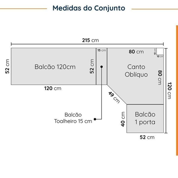 Cozinha Modulada 8 Peças Sem Tampo Com Rodapé 4 Aéreos E 4 Balcões Ipanema Cabecasa Madeiraoriginals Verde - Image 10