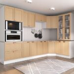 Cozinha Modulada 9 Peças Sem Tampo 1 Torre 4 Aéreos 4 Balcões Arizona Cabecasa Madeiraoriginals Figueira