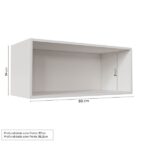 Cozinha Modulada 9 Peças Sem Tampo 1 Torre 4 Aéreos 4 Balcões Arizona Cabecasa Madeiraoriginals Figueira - Image 4