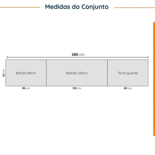 Cozinha Modulada Com Tampo 2 Aéreos 2 Balcões 1 Torre Quente Ipanema Cabecasa Madeiraoriginals - Image 10