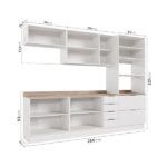 Cozinha Modulada Com Tampo 2 Aéreos 2 Balcões 1 Torre Quente Ipanema Cabecasa Madeiraoriginals - Image 8