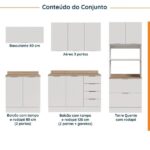 Cozinha Modulada Com Tampo 2 Aéreos 2 Balcões 1 Torre Quente Ipanema Cabecasa Madeiraoriginals - Image 9