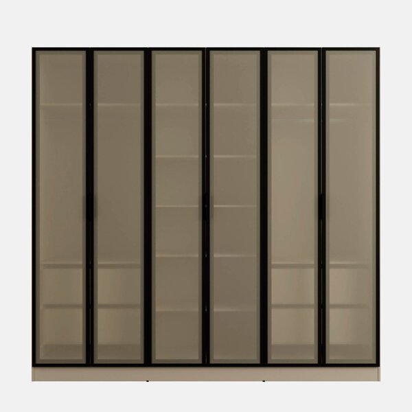 Guarda-roupa 6 Portas Reflecta 100% Mdf Orion Cabecasa Madeiraoriginals Aveia - Image 3