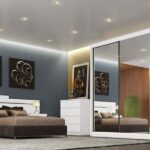 Guarda Roupa Casal Espelhado 8 Gavetas - Logan-branco - Móveis Novo Horizonte