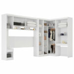 Guarda Roupa De Casal 6 Peças Branco Modulado Modena Cp17 Demóbile - Image 5