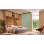 Guarda Roupa Solteiro 4 Portas Milan Thb - Image 7