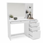 Penteadeira 5 Gavetas 3 Nichos Blum Branco - Image 6