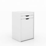 Penteadeira Madeira Branca Puff Rosa 108,8x51x12cm Tecno Mobili - Image 2