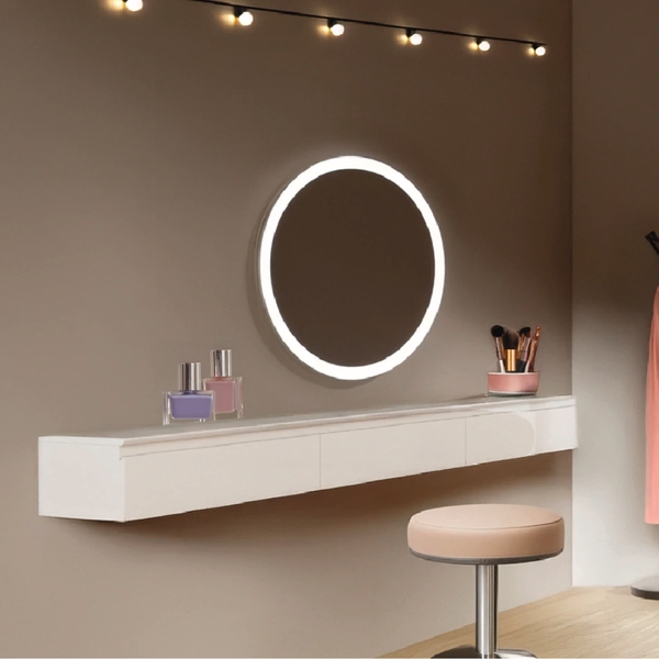 Penteadeira Suspensa 3 Gavetas 2,17m Aspen Off White Edn - Image 3