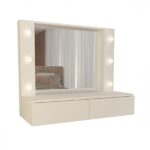 Penteadeira Suspensa Estrela 2 Gavetas Branco - Panorama Móveis - Image 2