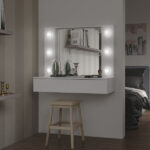 Prateleira Penteadeira 78,4x37,5x90cm Branca Arujá Politono - Image 11