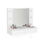 Prateleira Penteadeira 78,4x37,5x90cm Branca Arujá Politono - Image 2