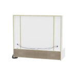 Prateleira Penteadeira 78,4x37,5x90cm Branca Arujá Politono - Image 9