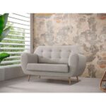 Sofá 2 Lugares Beegees Linho Cru - Image 3