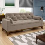 Sofá 3 Lugares Nevada I Suede Bege - Image 2