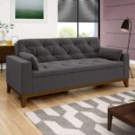 Sofá 3 Lugares Nevada I Suede Cinza - Image 2