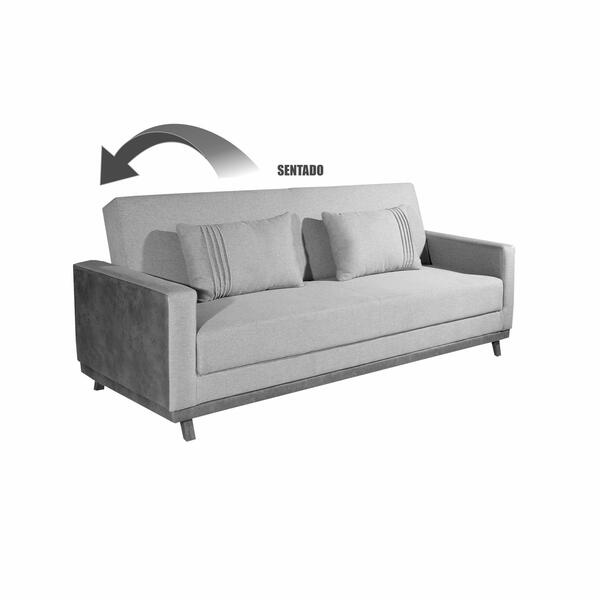 Sofá Cama 3 Lugares 2,05m Yara Bom Pastor - Image 5