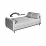 Sofá Cama 3 Lugares 2,05m Yara Bom Pastor - Image 4