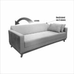 Sofá Cama 3 Lugares 2,05m Yara Bom Pastor - Image 8