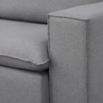 Sofá Retrátil 200cm Barcelona Linho/cinza - Image 6
